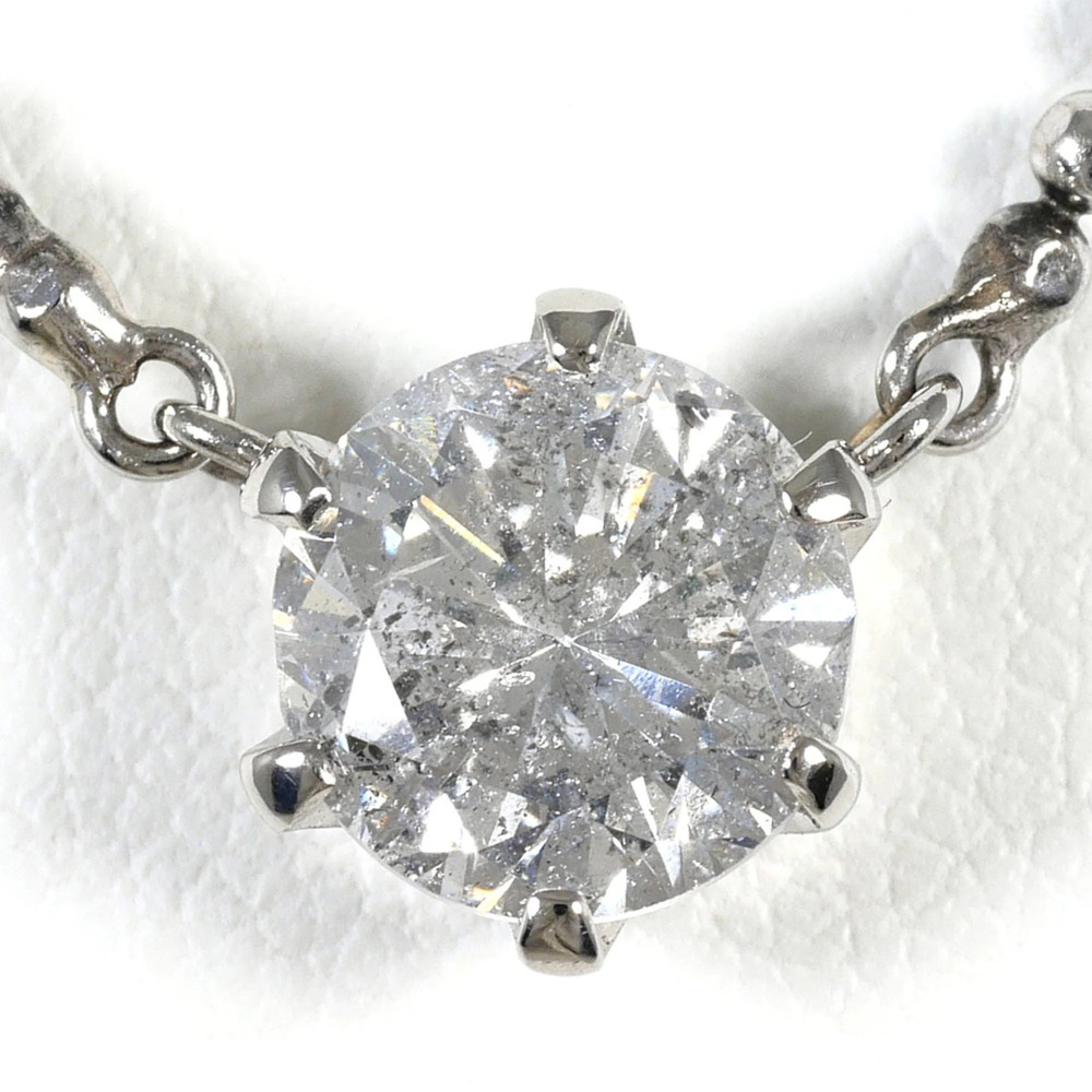 VINTAGE Silver Diamond Necklace